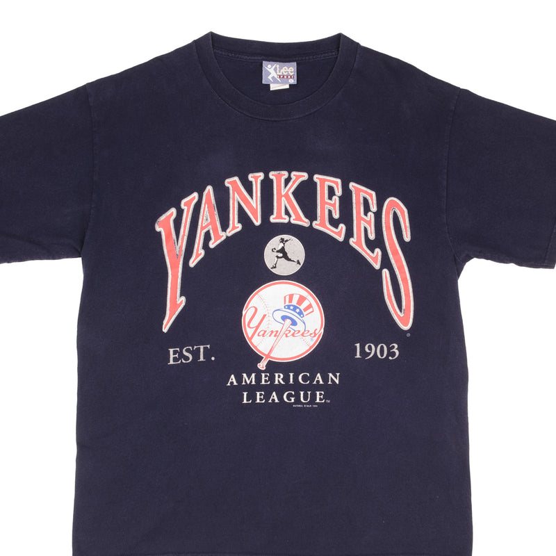 Vintage Mlb New York Yankees 1996 Tee Shirt Size Large Made In Usa