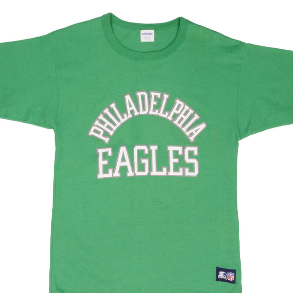 Vintage NFL Philadelphia Eagles 1980S Starter Tee Shirt Size Medium Made In USA With Single Stitch Sleeves