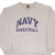 Vintage Nike Us Navy Basketball Spellout Grey Sweatshirt 1990S Size 2XL