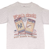 Vintage Mlb Padres Vs Yankees World Series 1998 Tee Shirt Size Large