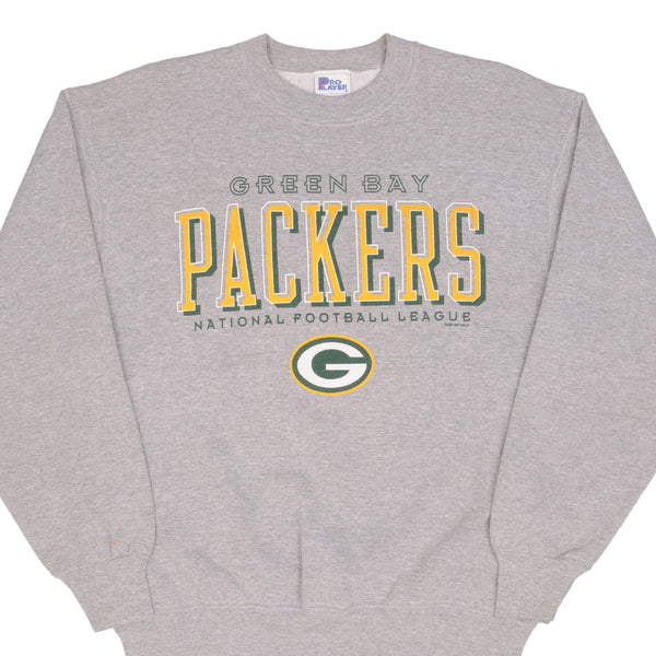 Vintage Nfl Green Bay Packers 1997 Grey Sweatshirt Size Large Made In USA