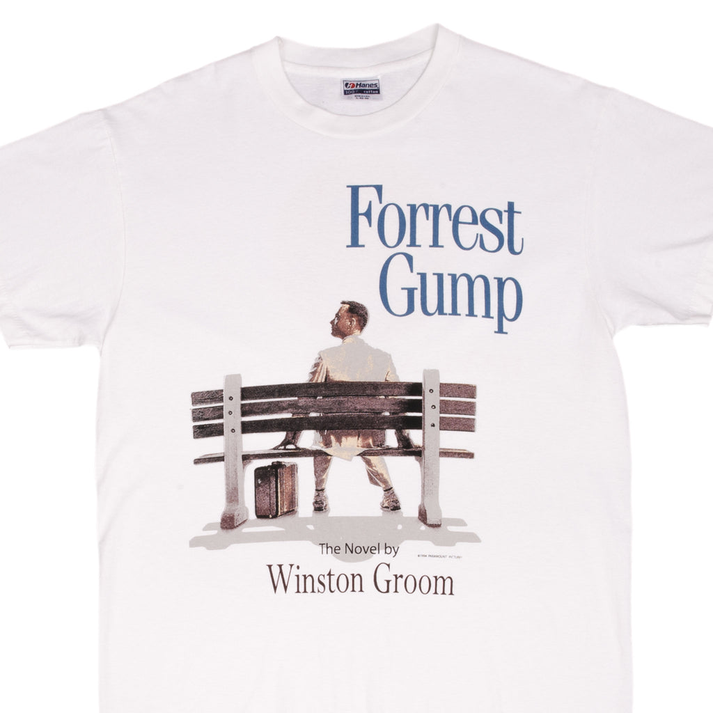 Bootleg Forrest Gump Have A Nice Day 1994 Tee Shirt Size Large Single Stitch