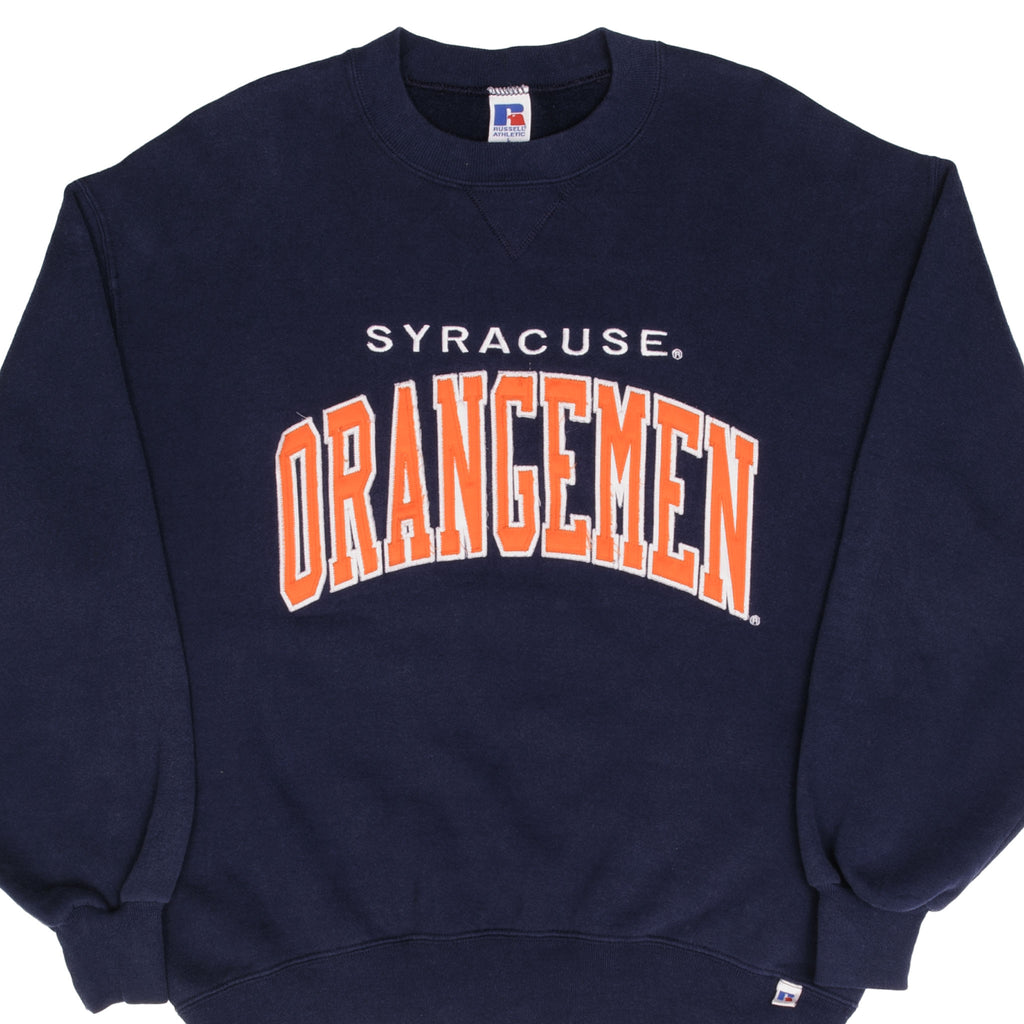 Vintage Ncaa Syracuse Orangemen Sweatshirt 1990S Size Large Made In Usa