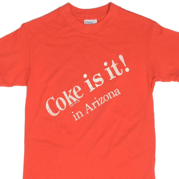 Vintage Coca Cola Arizona State Fair Tee Shirt 1984 Size XS Made In USA With Single Stitch Sleeves