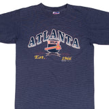 Vintage Mlb Atlanta Braves 1992 Tee Shirt Medium Made In Usa With Single Stitch Sleeves