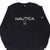 Vintage Nautica Blue Long Sleeve Tee Shirt 2000S Size Medium