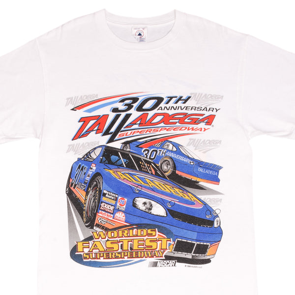 VINTAGE NASCAR TALLADEGA SPEEDWAY 30TH ANNIVERSARY 1999 TEE SHIRT MEDIUM