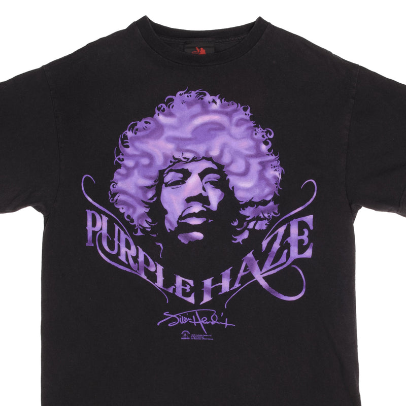 Vintage Jimi Hendrix Purple Haze Tee Shirt Size Medium Made In USA