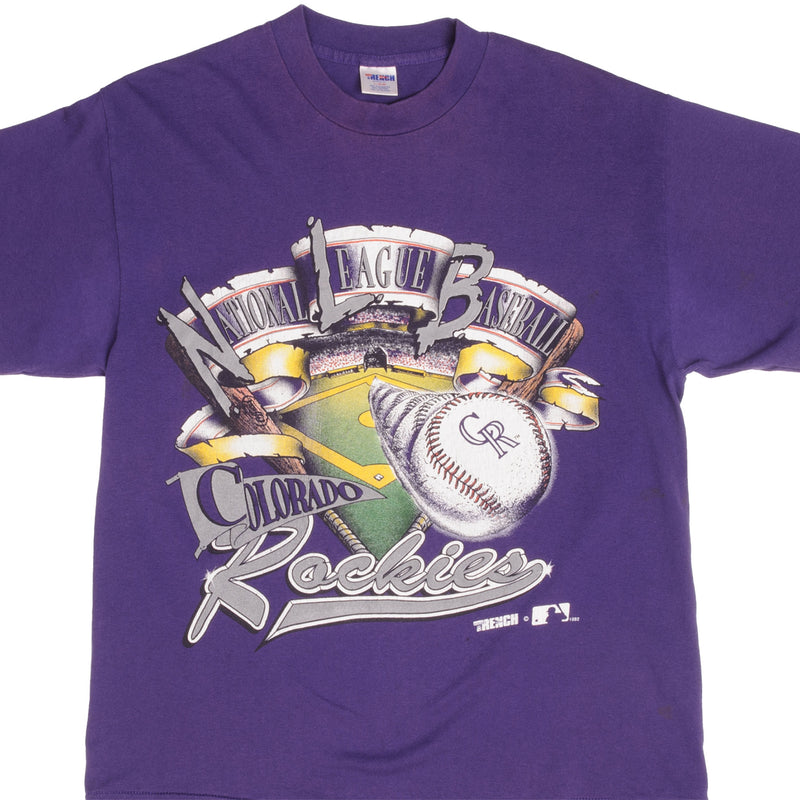 Colorado Rockies Retro MLB Tie-Dye Shirt