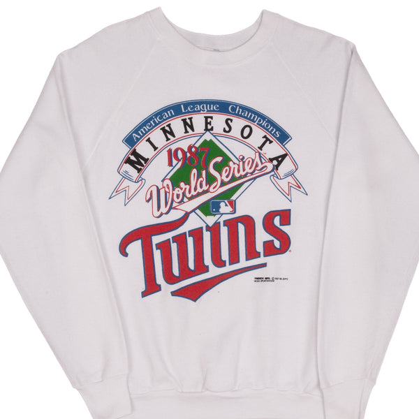 Vintage MLB Minnesota Twins Sweatshirt 1987 Size Large Made In USA