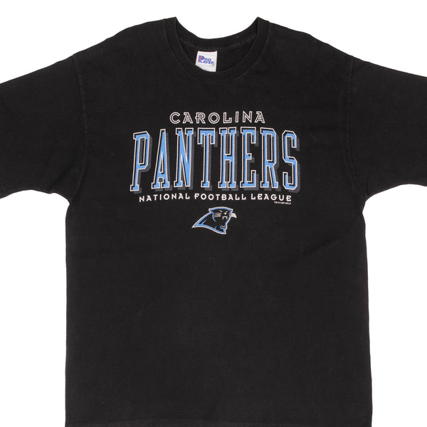 Vintage Nfl Carolina Panthers Tee Shirt 1997 Size Xl Made In Usa With Single Stitch Sleeves