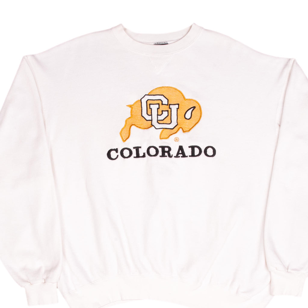 Vintage Ncaa Colorado Golden Buffaloes Sweatshirt 1990S Size Medium