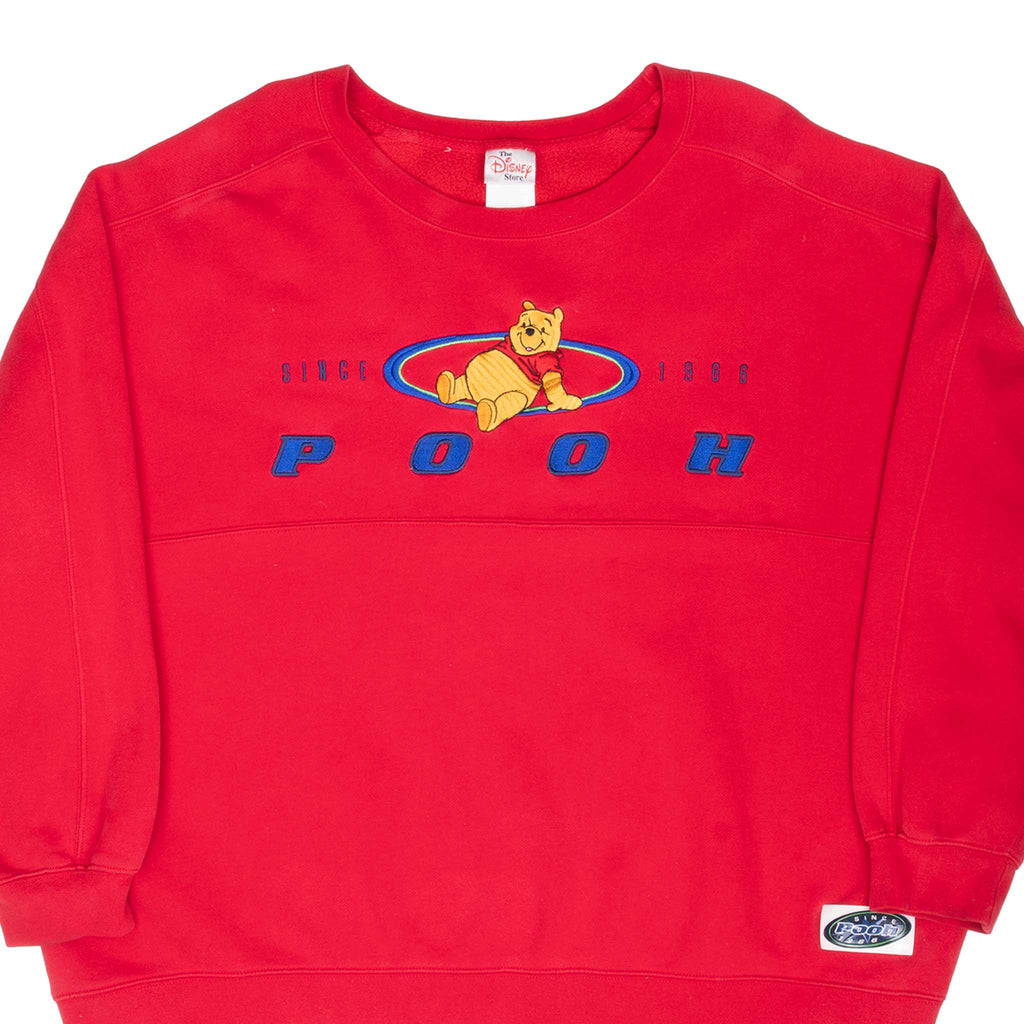 Vintage Disney Winnie The Pooh Embroidered 1990S Sweatshirt Size 2XL