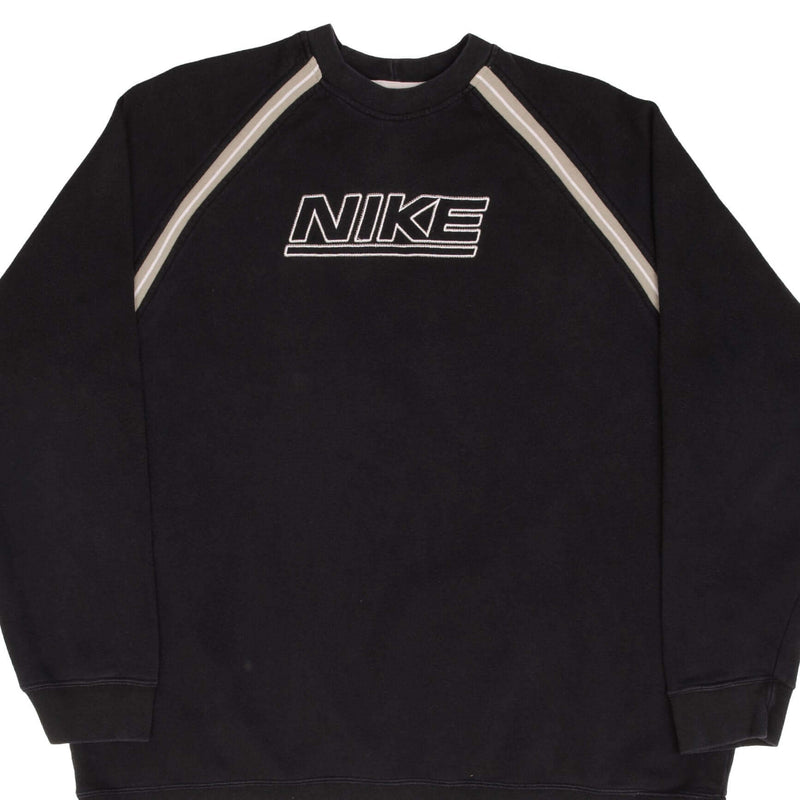 VINTAGE NIKE SPELLOUT BLACK SWEATSHIRT 1990S SIZE XL Vintage rare usa