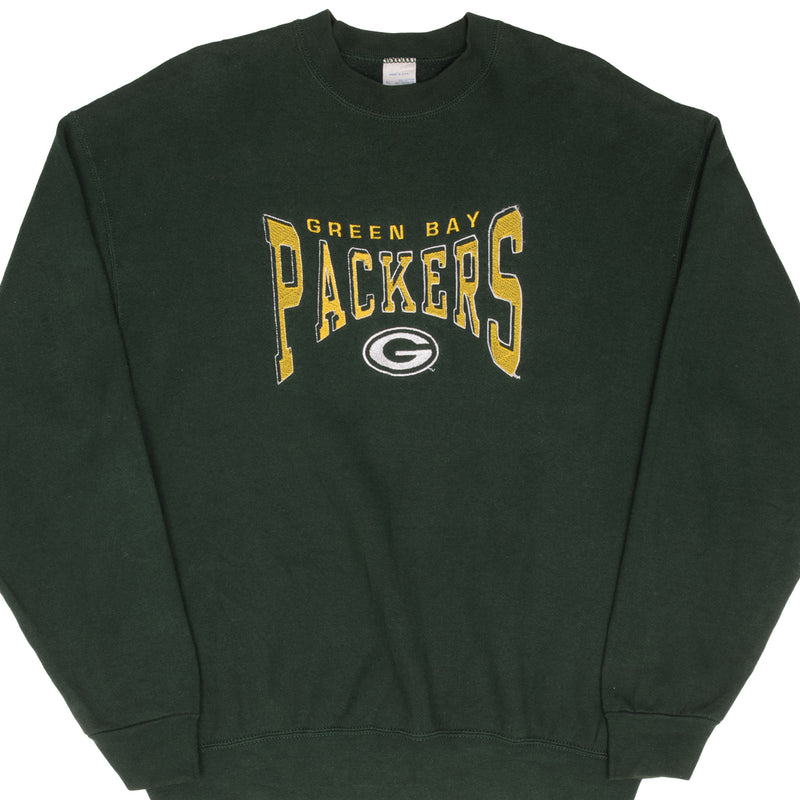 Vintage NFL Green Bay Packers Sweatshirt 1990S Size XL Made In Usa