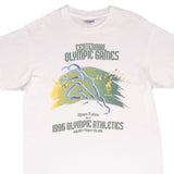 Vintage Atlanta Centennial Olympic Games 1996 Tee Shirt Size Large With Single Stitch Sleeves