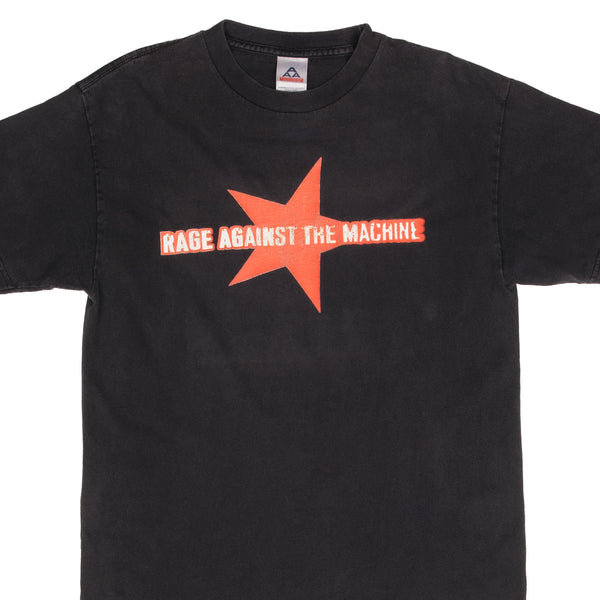 Vintage Rage Against The Machine Rock The Bells 2007 Tee Shirt Size Medium