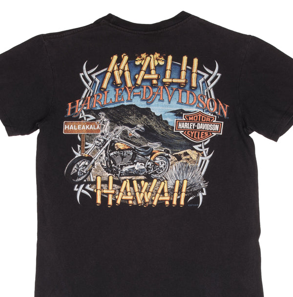 Vintage Harley Davidson Maui Hawaii Tee Shirt Size Medium