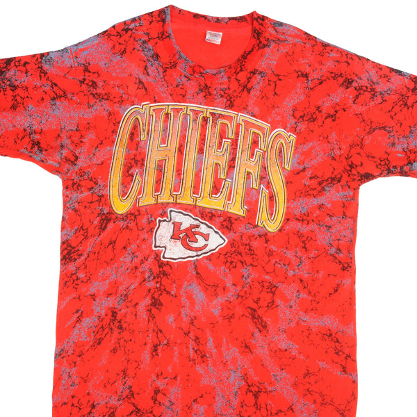 Sports / College Vintage Tie Dye NFL Kansas City Chiefs Tee Shirt 1990s Size XL Made in USA