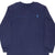 Vintage Nautica Blue Long Sleeve Tee Shirt 2000S Size XL