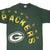 Vintage NFL Green Bay Packers 1993 All Over Print Tee Shirt Size Large Made In USA With Single Stitch Sleeves