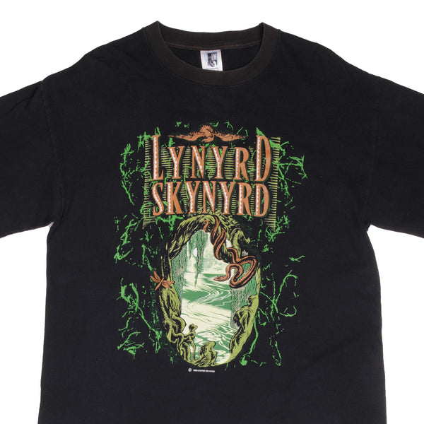 Vintage Lynyrd Skynyrd World Tour 1993 Tee Shirt Size XL Made In USA