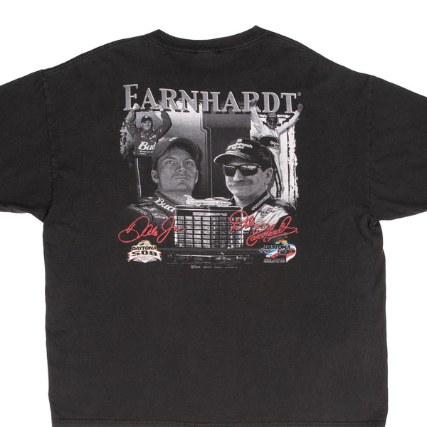 Vintage Nascar Dale Earnhardt And Dale Jr Daytona 500 Champions 1998 2004 Tee Shirt Size XL