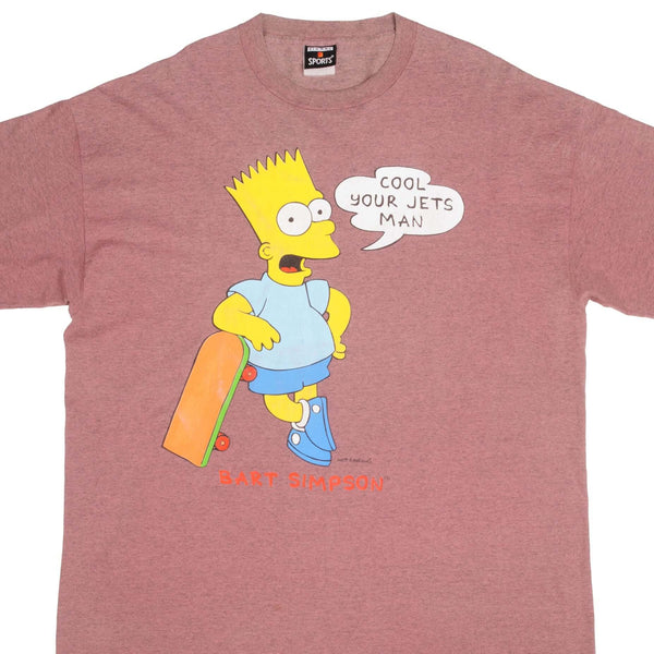 Cool your jets man bart hot sale simpson shirt