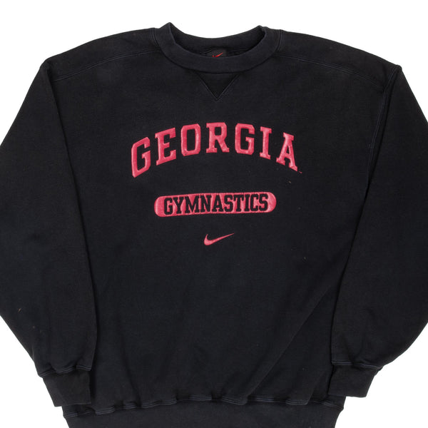 Vintage Ncaa Nike Georgia University Gymnastics Sweatshirt 1990S Size Medium