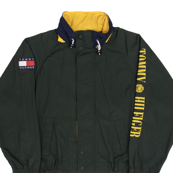 Vintage Tommy Hilfiger Rain Windbreaker Jacket 1990S Size XL