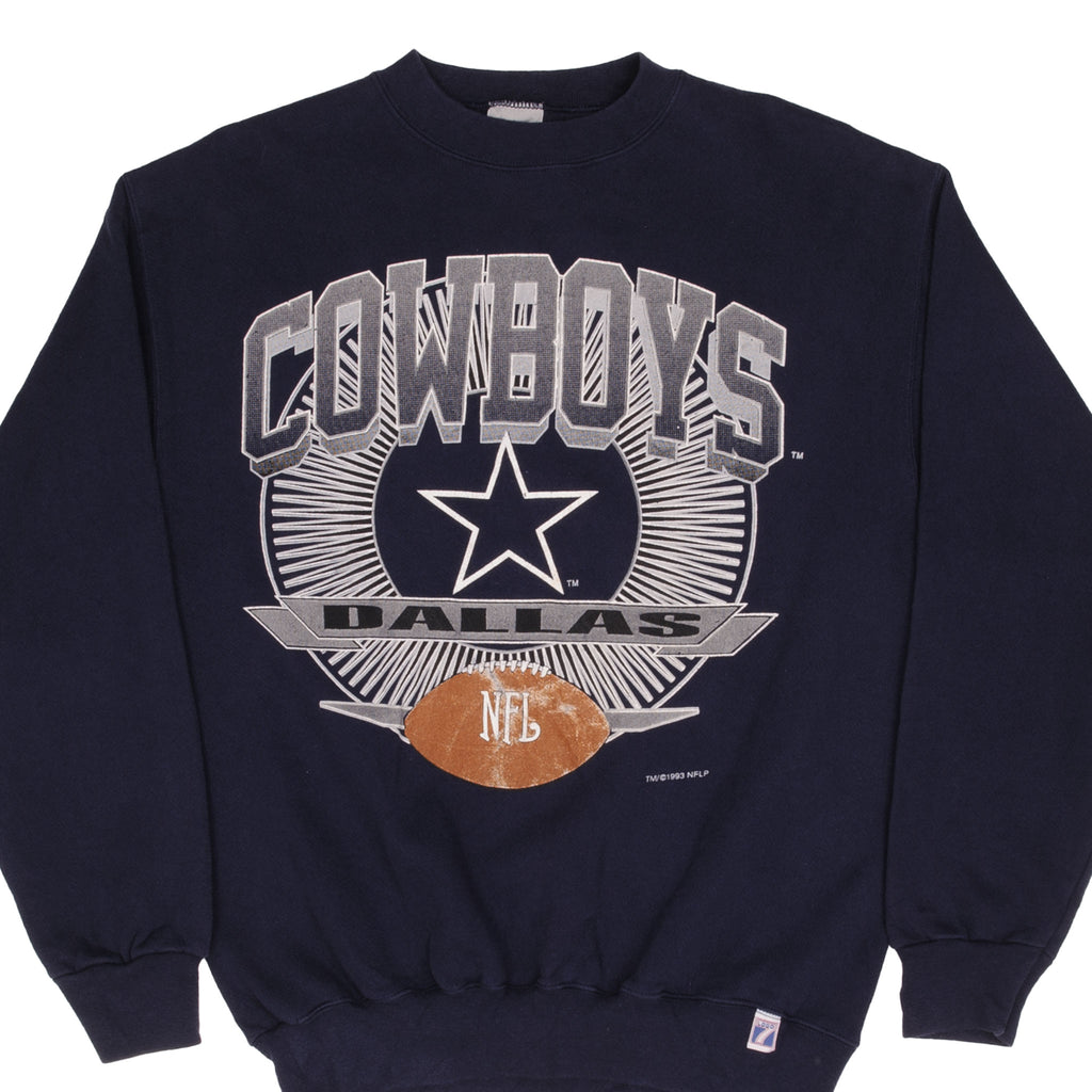 Vintage NFL Dallas Cowboys Sweatshirt 1993 Size Large Made In USA