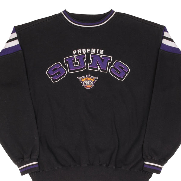 Vintage Nba Phoenix Suns Black Lee Sport Sweatshirt 1990S Size Large