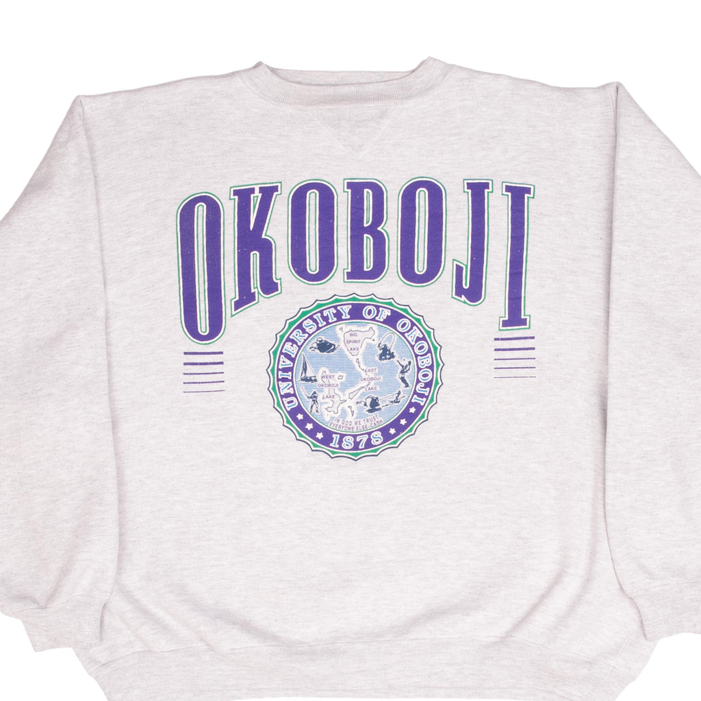 Vintage University Of Okoboji 1990S Sweatshirt Size XL