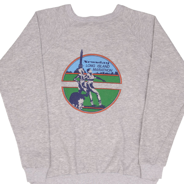 Vintage Newsday Long Island Marathon 1980S Sweatshirt Size Large