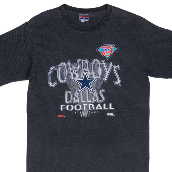 Vintage Nfl Dallas Cowboys 1994 Tee Shirt Size Large Made In Usa With Single Stitch Sleeves