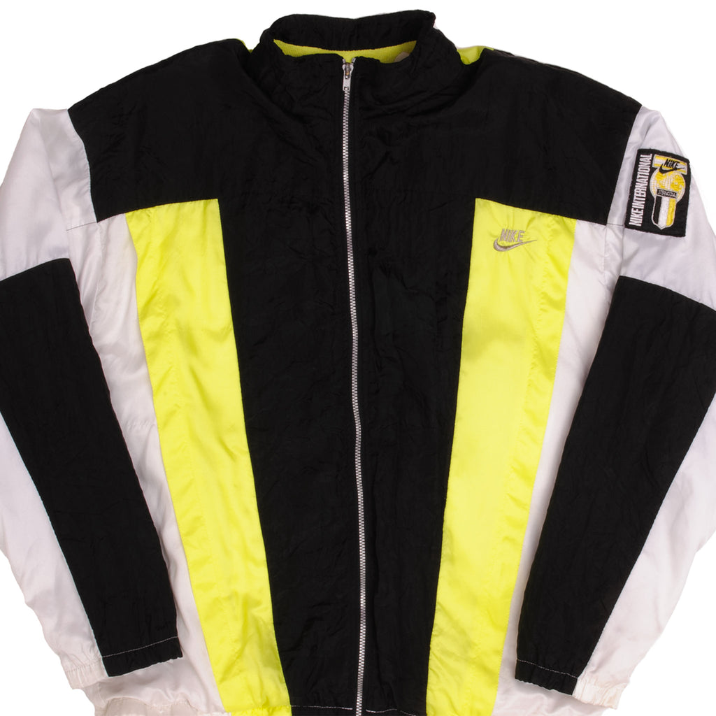 Nike Mesh Lined 90s Windbreaker Jacket Yellow