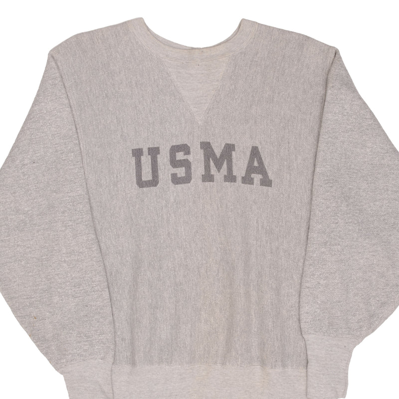 Vintage Champion USMA US Military Academy Reverse Weave Sweatshirt 1970S Size Medium Made In USA