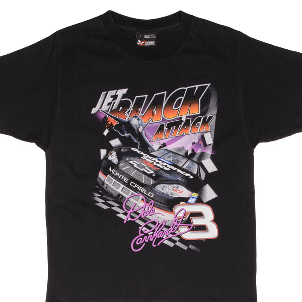 Vintage Nascar Dale Earnhardt Jet Black Attack 2000 Tee Shirt Size Large