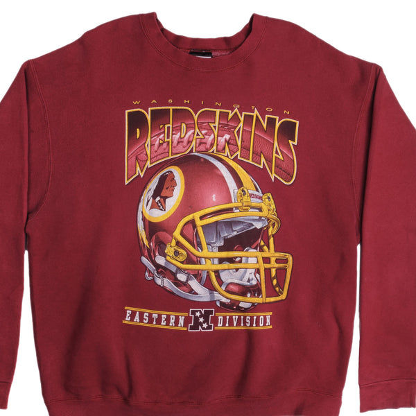 Vintage NFL Washington Redskins Sweatshirt 1990S Size XL Made In USA