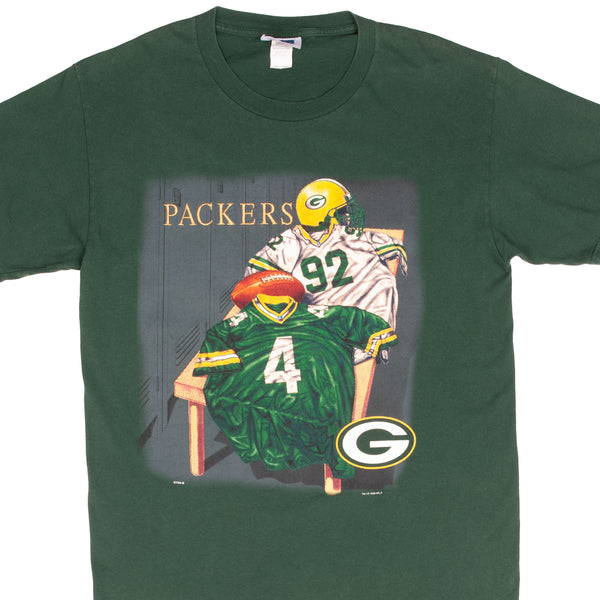 Vintage Nfl Green Bay Packers 1998 Tee Shirt Size Large