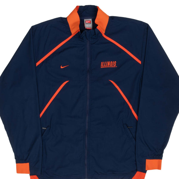 Vintage Nike Ncaa University Of Illinois Windbreaker Jacket 2000S Size Small