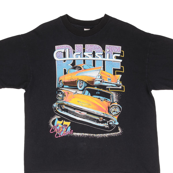 Vintage Chevy 1957 Classic Ride Car Tee Shirt 1990S Size XL