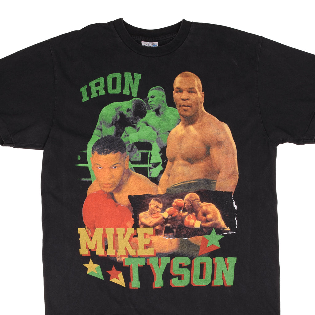 Bootleg Boxing Tee Shirt Mike Tyson Wbc World Boxing Council Champion Size XL Single Stitch