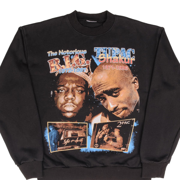 Bootleg Notorious Big Tupac 1971-1996 Sweatshirt Size Medium