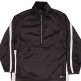 Vintage Nike Black Pullover Windbreaker Jacket 1990S Size Large