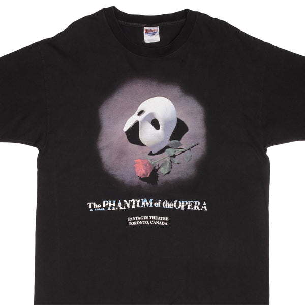 Vintage The Phantom Of The Opera Hanes Tee Shirt 1990S Size XL