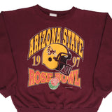 Vintage Ncaa Arizona State Sun Devils At The Rose Bowl 1997 Sweatshirt Size XL Made In Usa