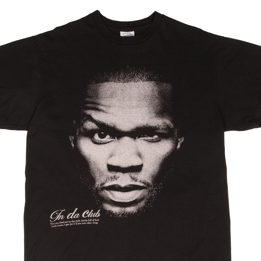 Bootleg Fifty 50 Cent In Da Club Rap Tee Shirt Size XL Single Stitch