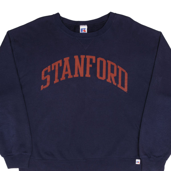 Vintage Stanford Russell Crewneck Sweatshirt 1990S Size Large Made In USA