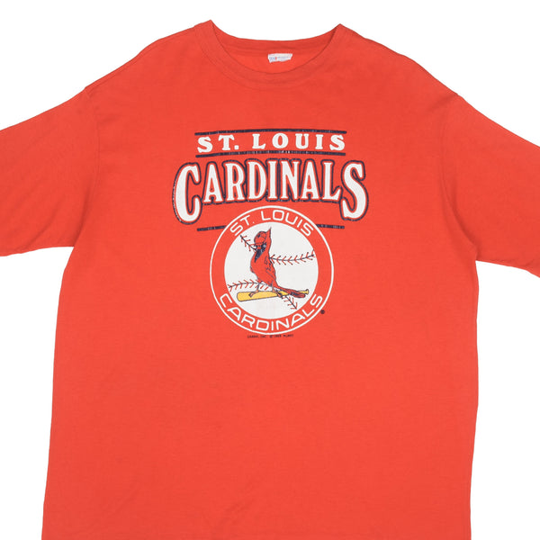 Vintage Mlb St Louis Cardinals Tee Shirt 1988 Size XL Made In Usa With Single Stitch Sleeves